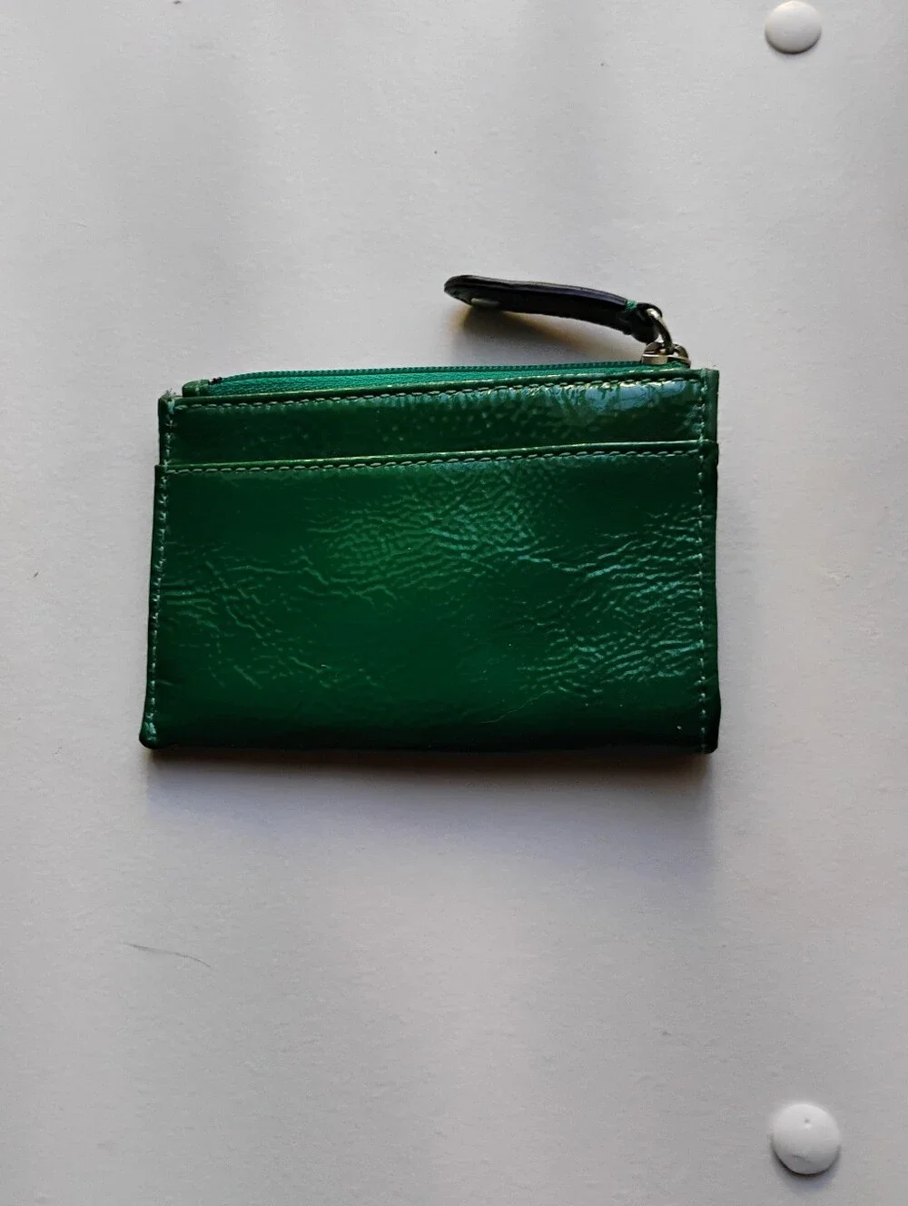 Coach Madison Jade Patent Coin Pouch